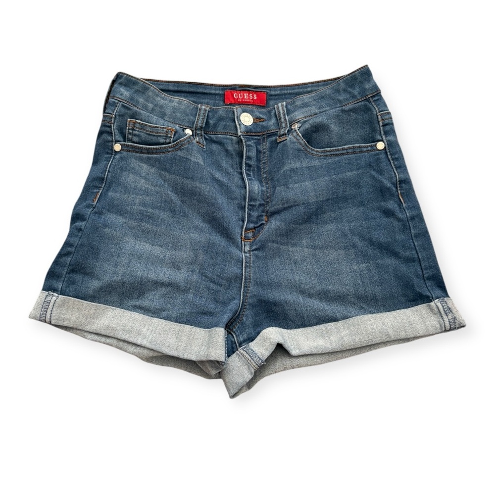 Women’s Guess Blue Jean Shorts Y2K Size 27